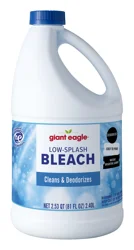 Giant Eagle Low Splash Bleach, Cleans and Deodorizes