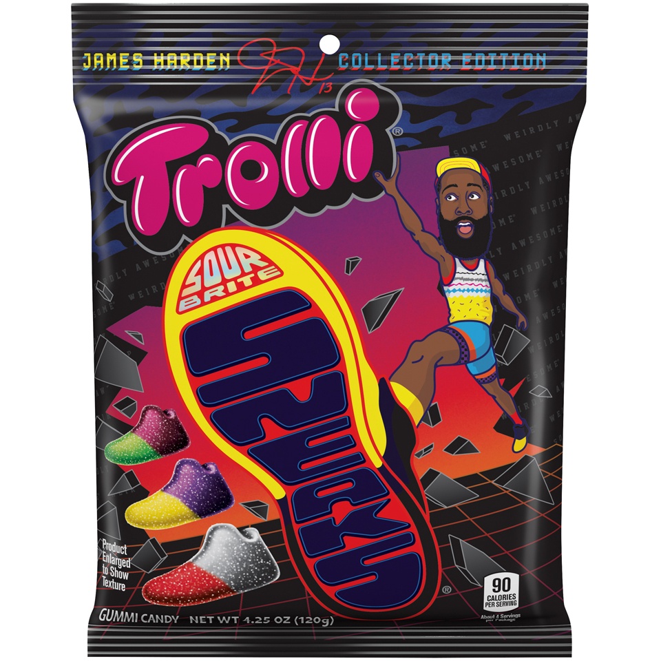 slide 1 of 8, Trolli Sour Brite Sneaks Gummi Candy, 1 ct