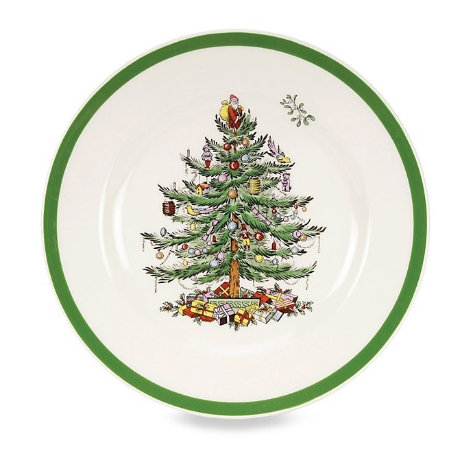 slide 1 of 1, Spode Christmas Tree Salad Plate, 1 ct