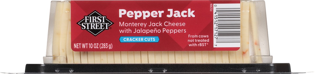 slide 12 of 14, First Street Pepper Jack Cracker Cut, 10 oz