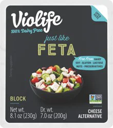 Violife Just Like Feta Dairy-Free Vegan Block 8.1 oz