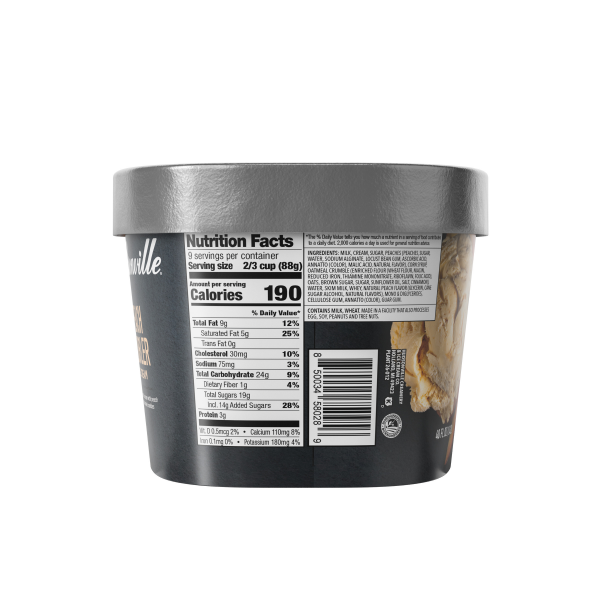 slide 14 of 21, Hudsonville Ice Cream Peach Cobbler 48Oz, 48 oz