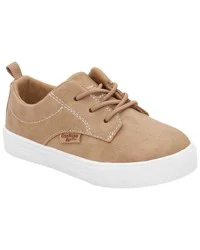 Oshkosh Toddler Slip-On Faux Suede Sneakers Tan 7