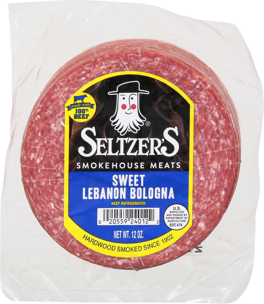 slide 6 of 9, Seltzer's® sweet Lebanon bologna, 12 oz