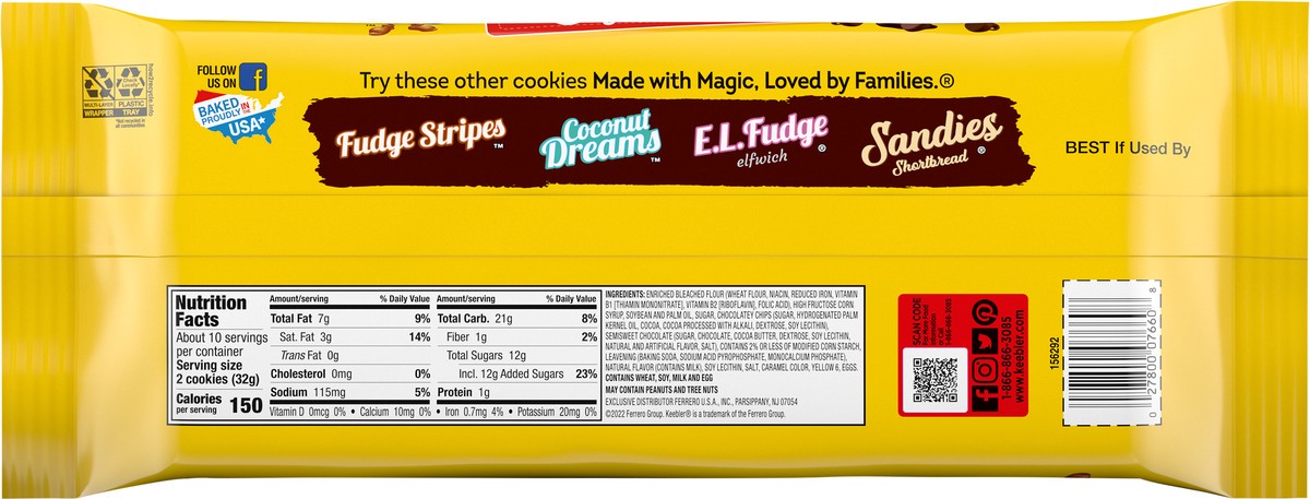 slide 9 of 9, Keebler Soft Batch Cookies - 11.9 oz, 11.9 oz