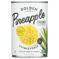 Golden Farms Crushed Unsweetened Pineapple