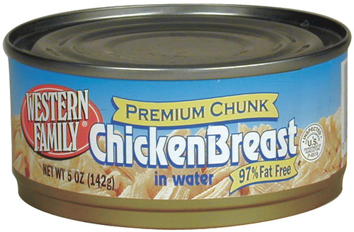 slide 1 of 1, Western Family Chicken Prem Cnk White, 5 oz