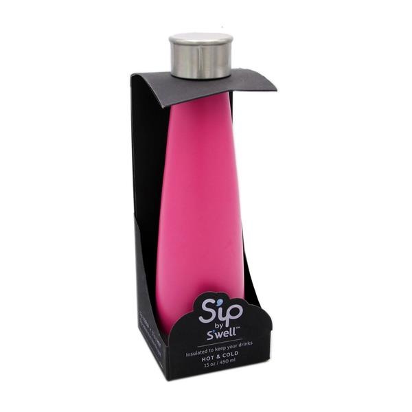 slide 1 of 1, S'well S'ip by S'well Stainless Steel Insulated Water Bottle - Bubblegum Pink, 15 oz