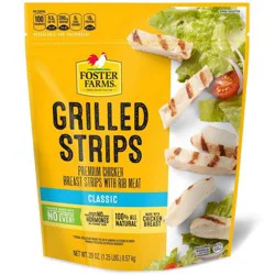Foster Farms Chicken Breast Grilled Strips - 20 oz