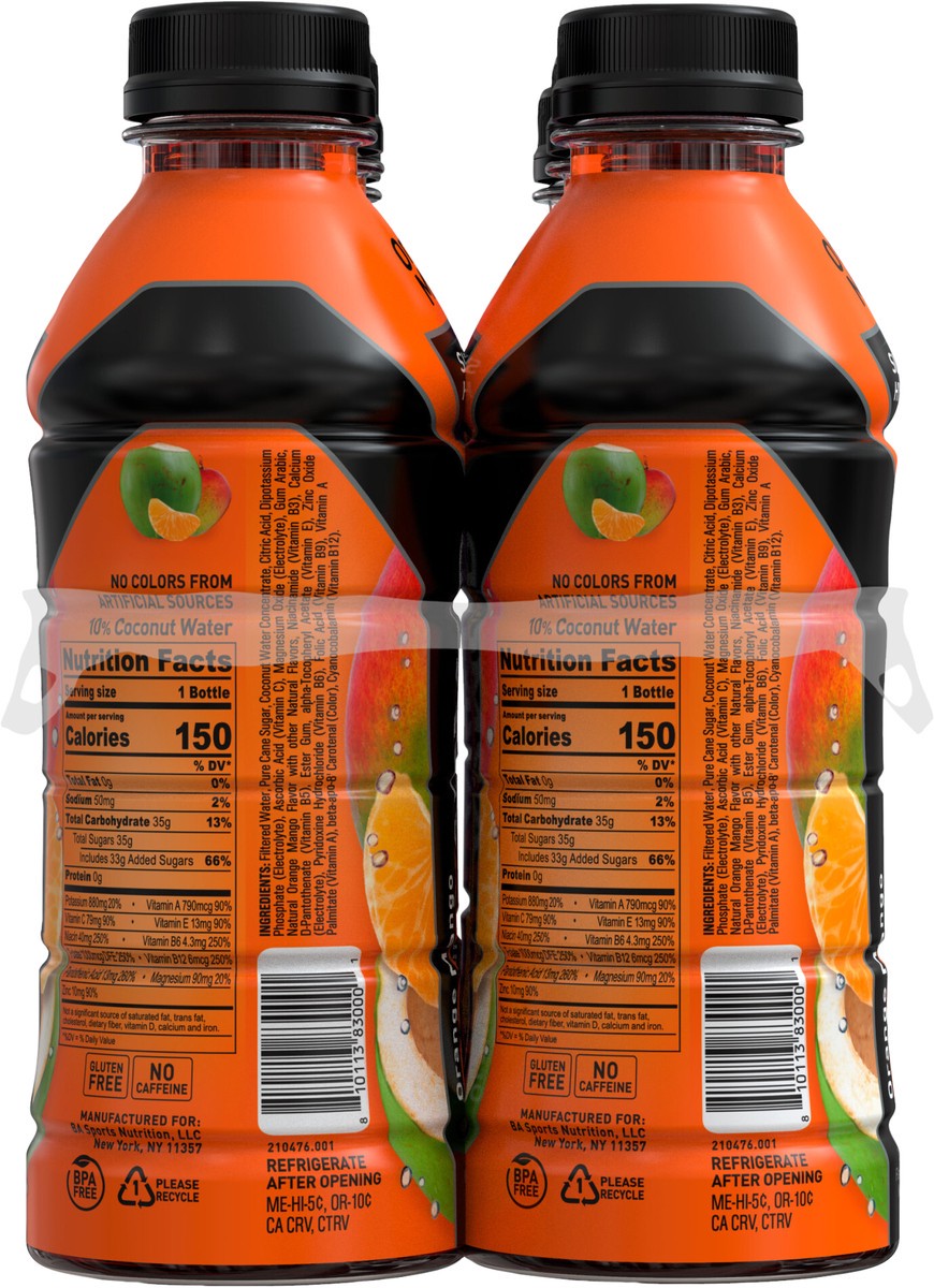 slide 11 of 12, BODYARMOR SuperDrink Orange Mango Bottles- 6 ct, 6 ct