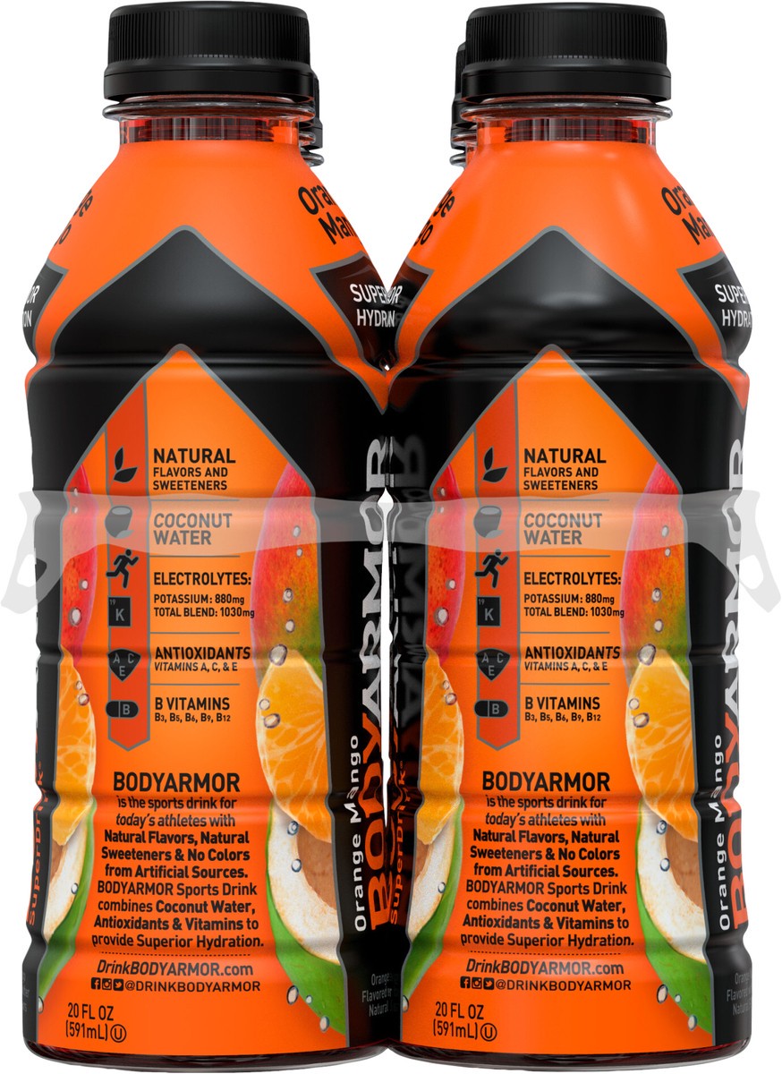 slide 12 of 12, BODYARMOR SuperDrink Orange Mango Bottles- 6 ct, 6 ct