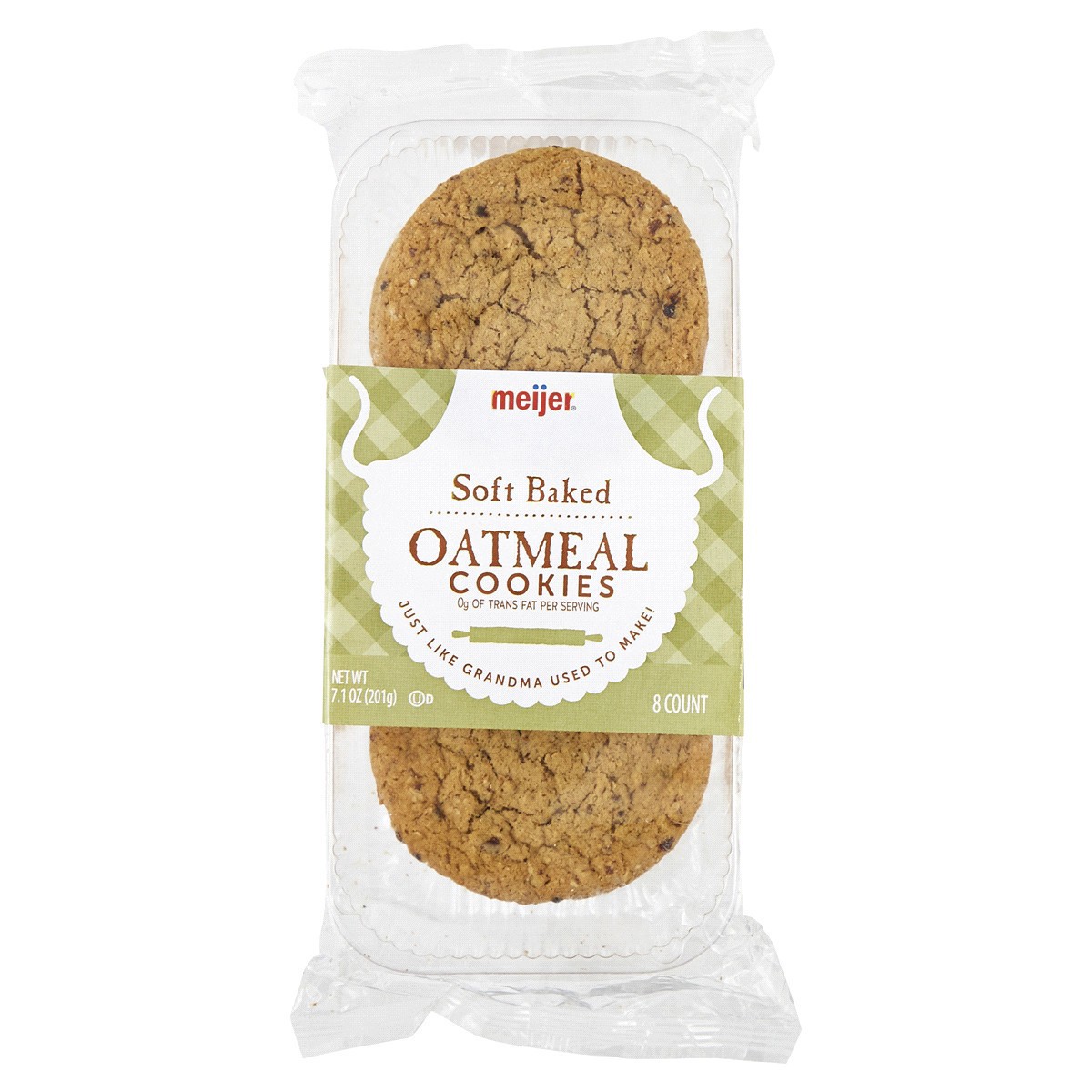 slide 1 of 29, Meijer Oatmeal Soft Baked Cookies, 7.1 oz