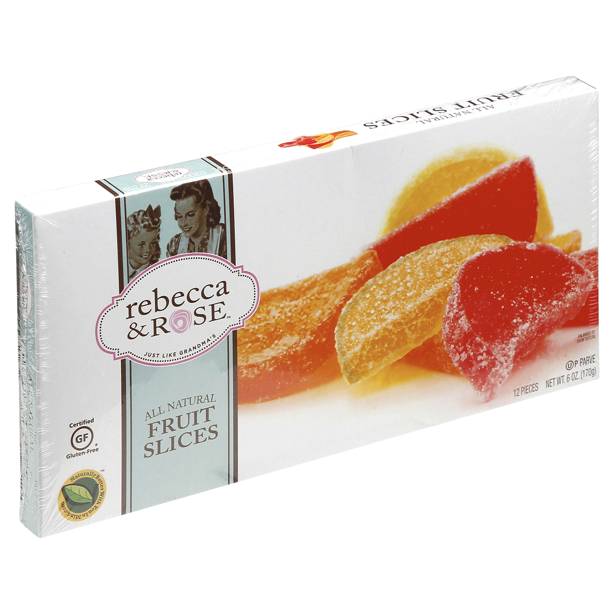 slide 3 of 5, Rebecca & Rose Fruit Slices Candy, 6 oz