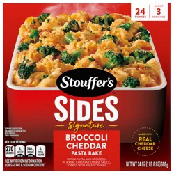 Stouffer's Broccoli Cheddar Pasta Bake, Frozen Pasta Sides, Side Dishes