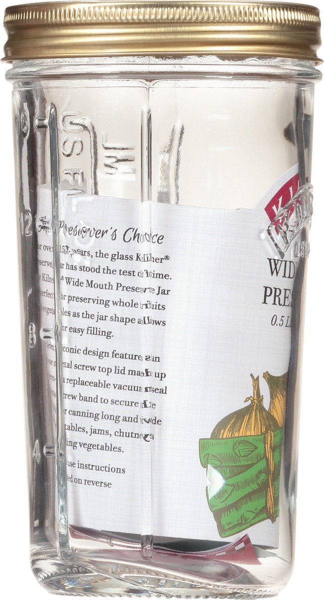 slide 4 of 11, Kilner 17 Ounce Wide Mouth Preserve Jar 1 ea Not Packed, 1 ct