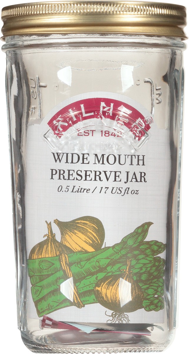 slide 8 of 11, Kilner 17 Ounce Wide Mouth Preserve Jar 1 ea Not Packed, 1 ct
