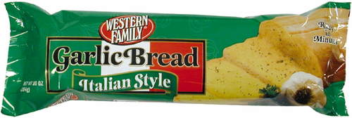 slide 1 of 1, Western Family Garlic Bread Italian Style, 10 oz