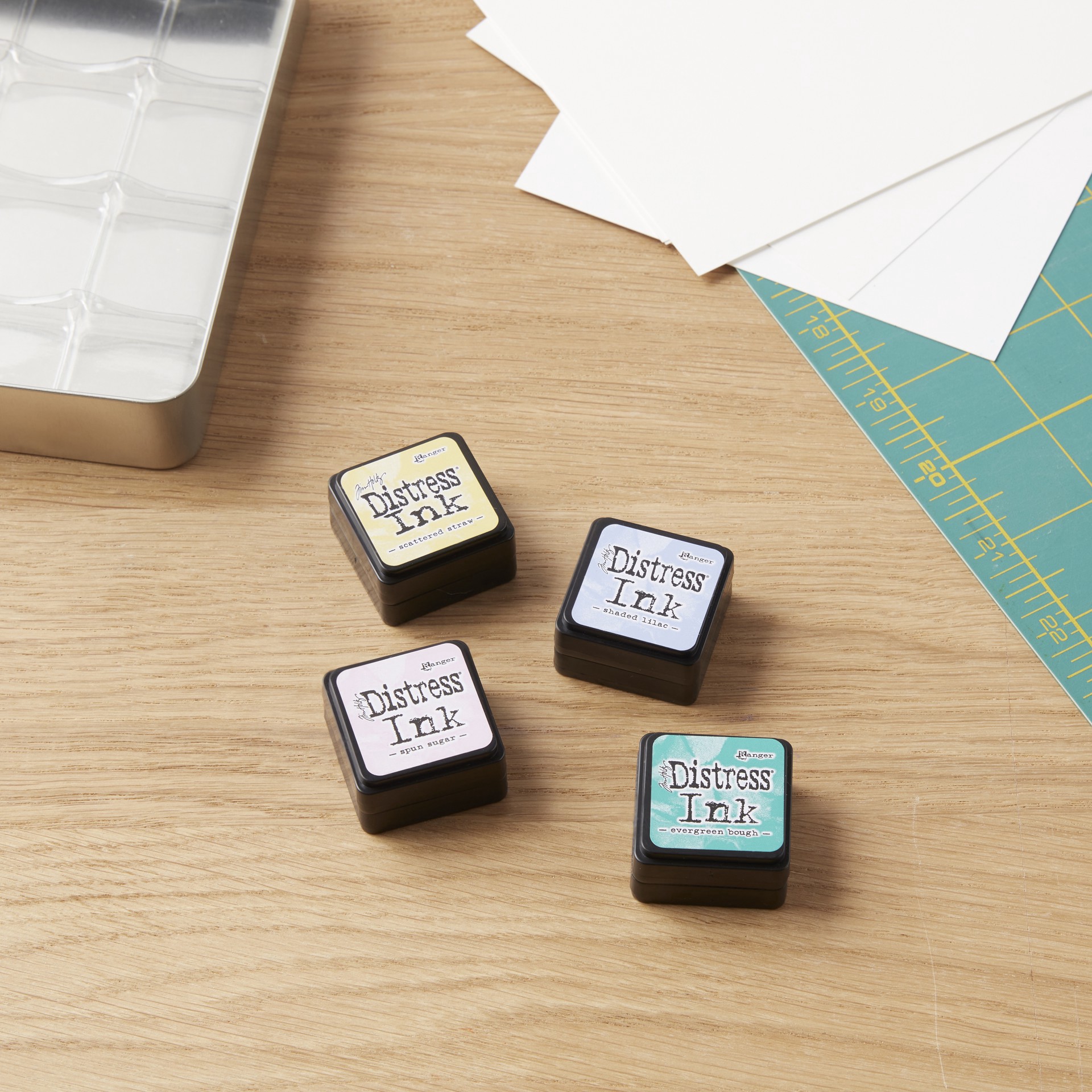 slide 4 of 4, Tim Holtz Distress Ink Pad Mini Kit, 1 in x 1 in