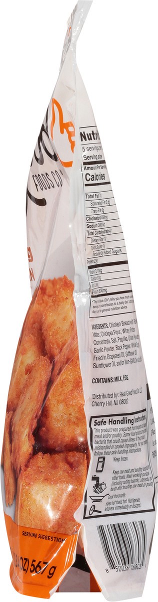 slide 5 of 9, Realgood Real Good Foods Lightly Breaded Chicken Nuggets, 20 oz