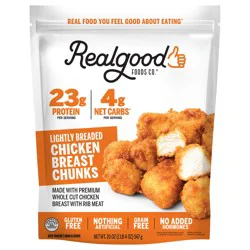 Realgood Real Good Foods Lightly Breaded Chicken Nuggets