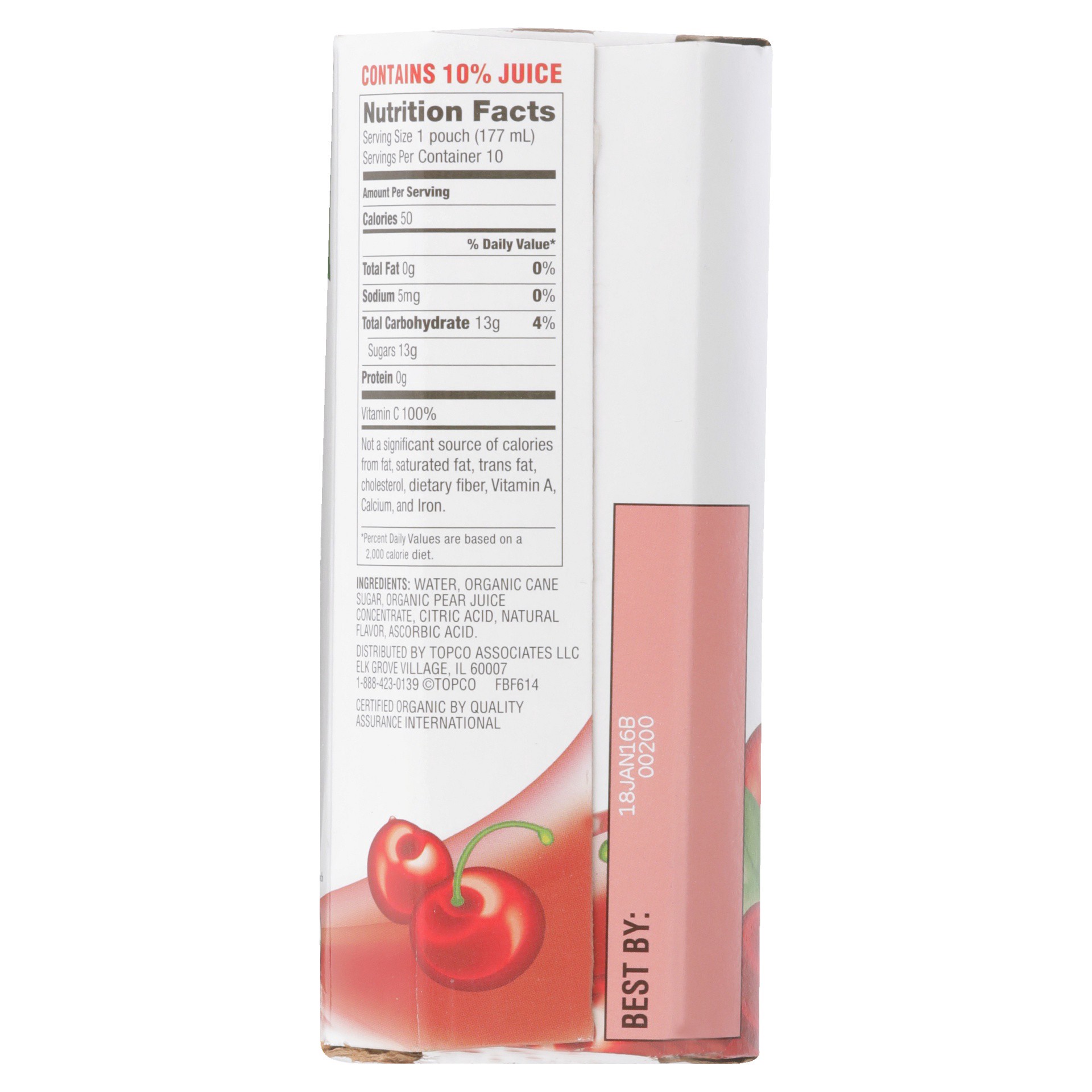 slide 5 of 6, Full Circle Market Wild Cherry Flavored Juice Drink - 10 ct; 6 fl oz, 10 ct; 6 fl oz