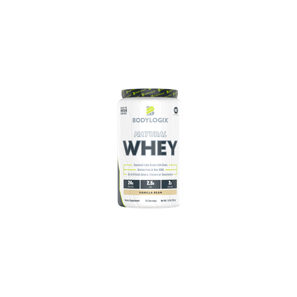 slide 1 of 1, Bodylogix Natural Whey Vanilla Bean, 726 gram