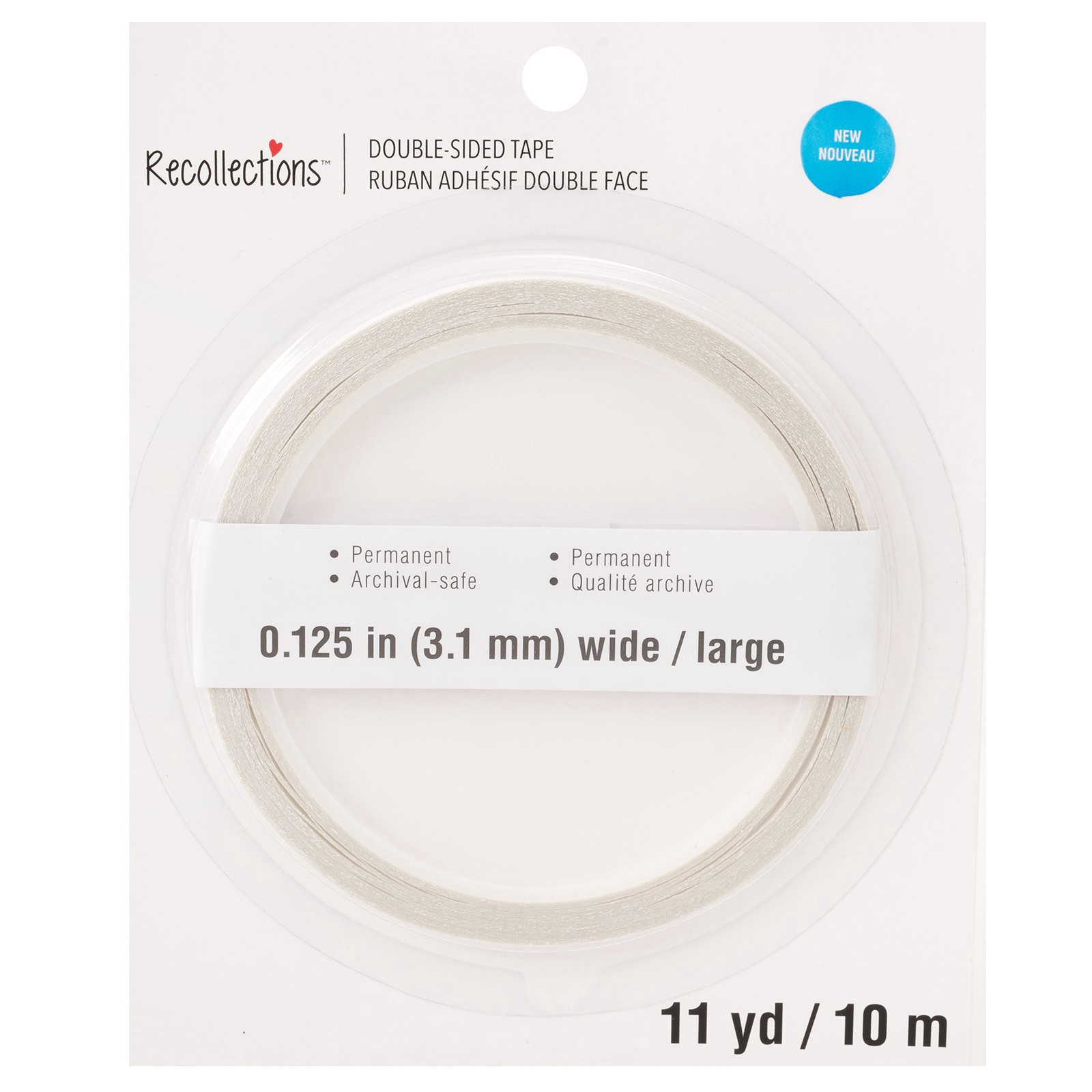 slide 2 of 4, 1/8" X 11yd. Double-Sided Tape By Recollections, 1/8 in x 11 yd