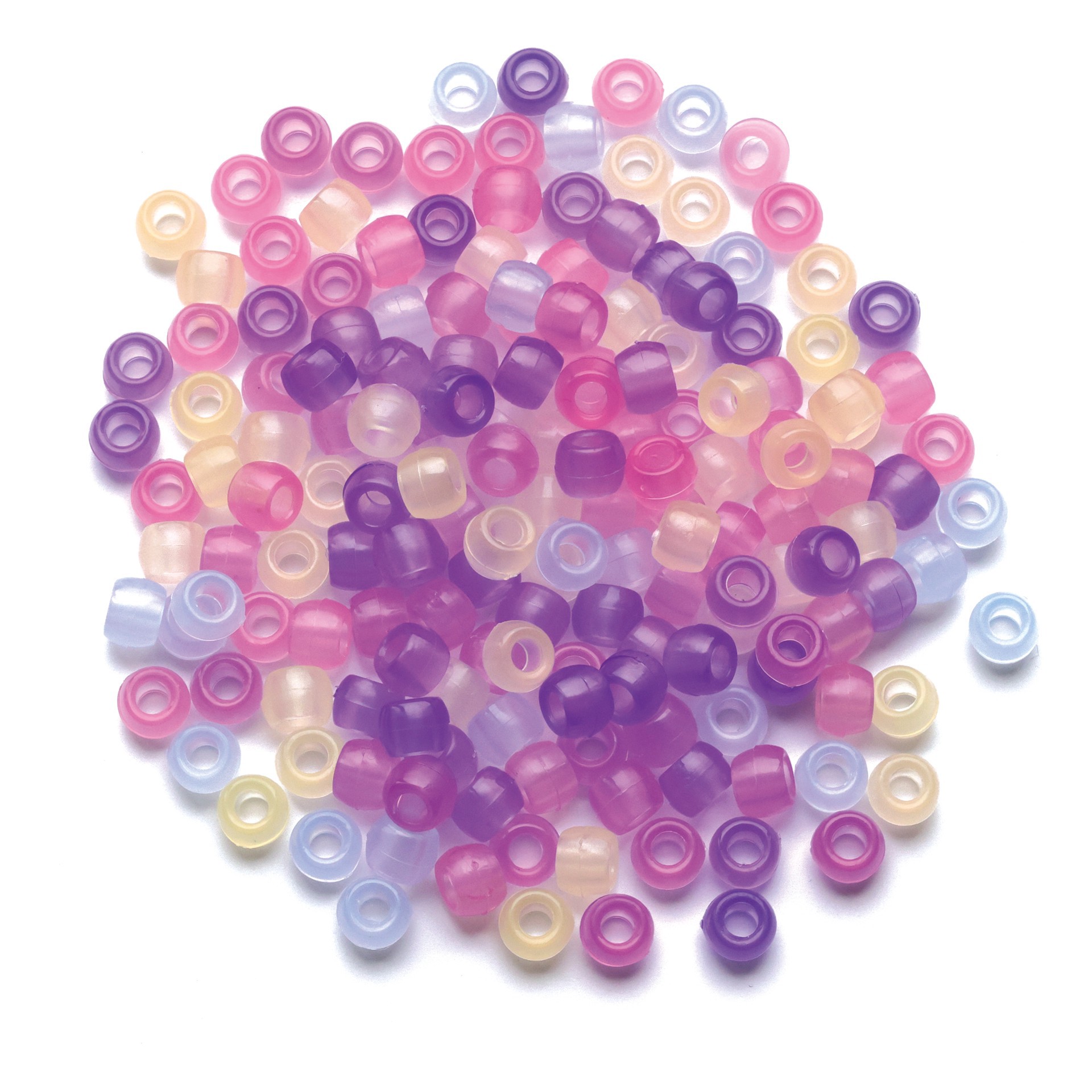 slide 2 of 4, Color Change Clear Pony Beads, 8mm By Creatology, 8mm
