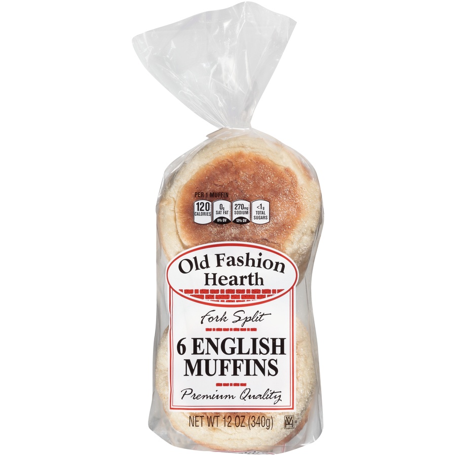 slide 1 of 8, Old Fashion Hearth 6Pk Eng Muffin, 1 ct