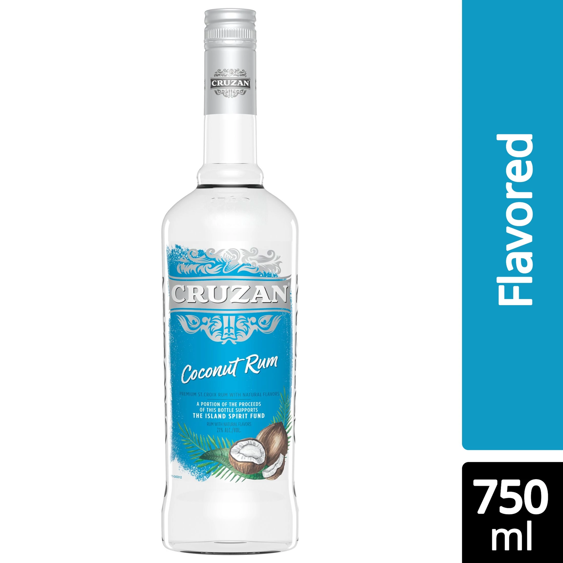 slide 1 of 2, Cruzan Coconut Flavored Rum 750 ml, 750 ml