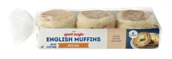 Giant Eagle English Muffins Original
