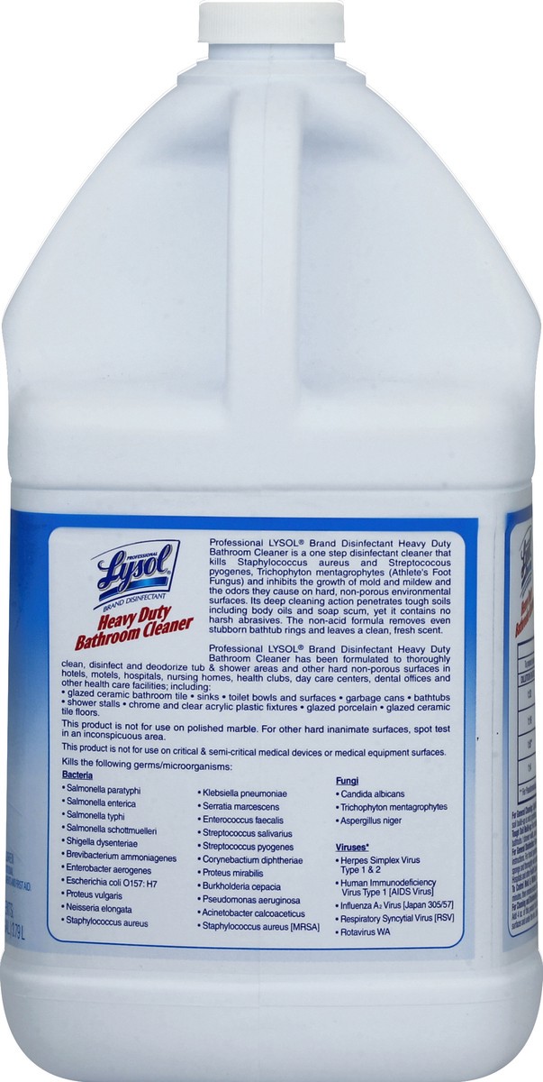 slide 6 of 7, Lysol Bathroom Cleaner 128 oz, 128 oz