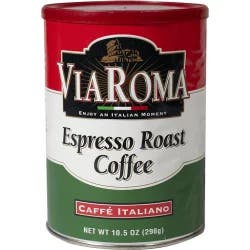 Via Roma Italian Espresso Coffee - 10.5 oz