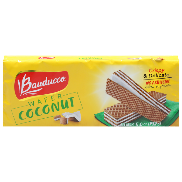 slide 1 of 1, Bauducco Coconut Wafers, 5 oz