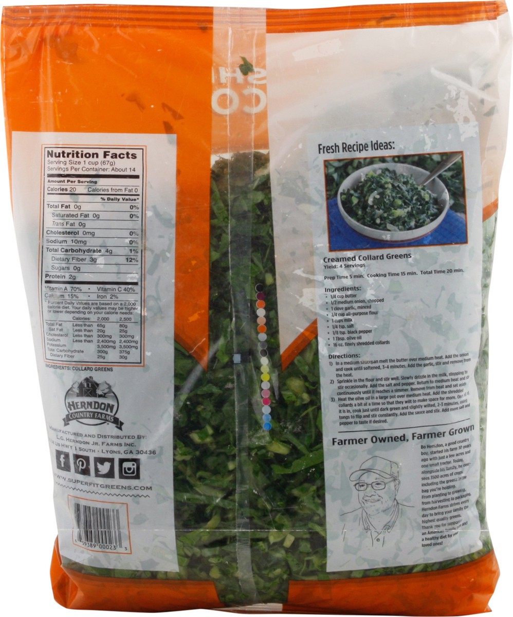 slide 3 of 9, Superfit Greens Collards 32 oz Bag, 2 lb