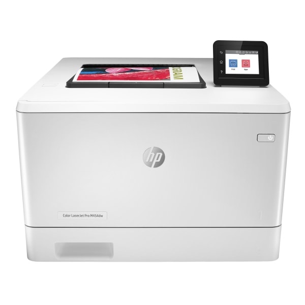 slide 1 of 10, HP Color Laserjet Pro M454Dw Wireless Color Laser Printer With Duplex Printing (W1Y45A), 1 ct