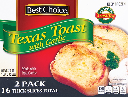 slide 1 of 1, Best Choice Texas Toast With Garlic, 22.5 oz