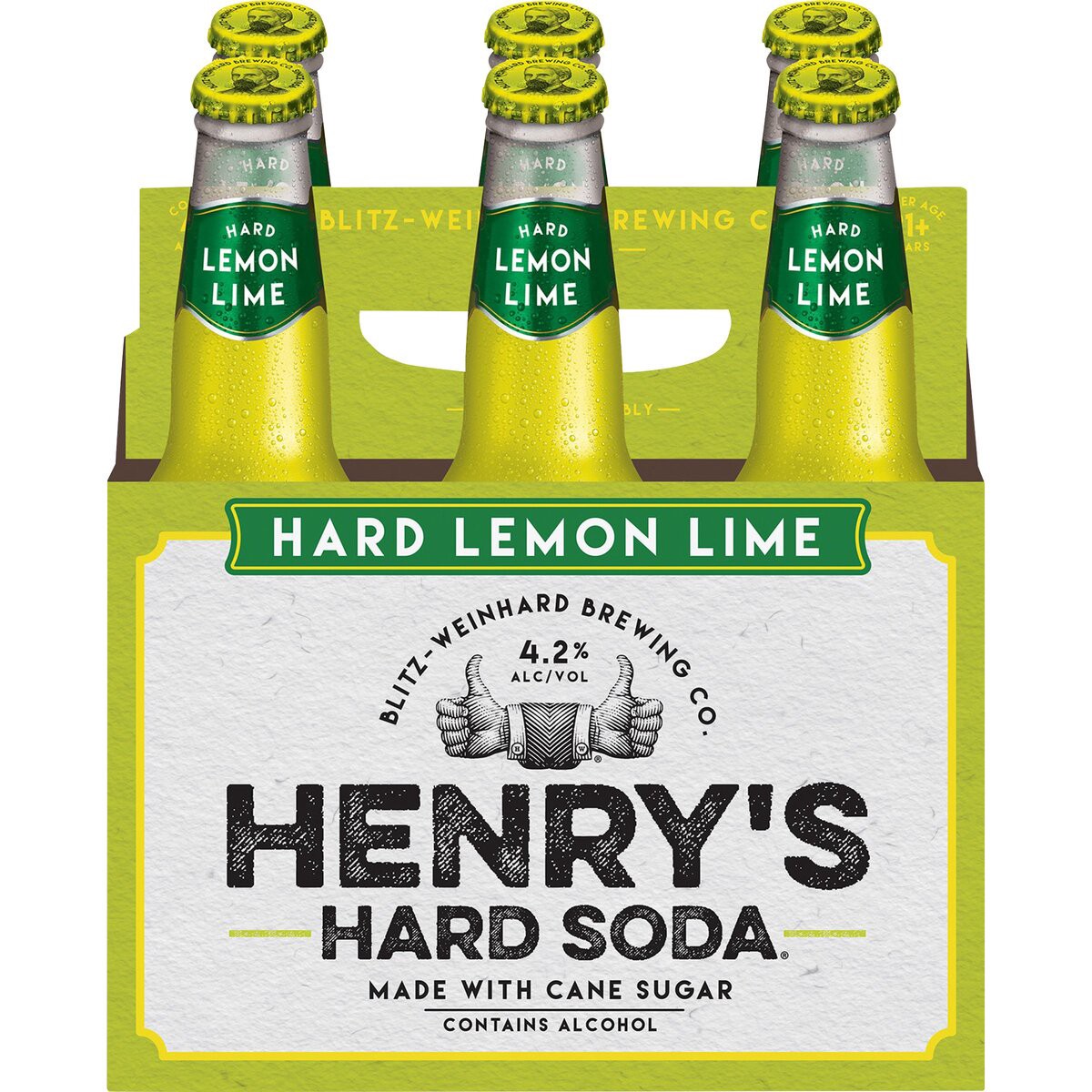 slide 1 of 5, Henry's Hard Soda, 6 ct