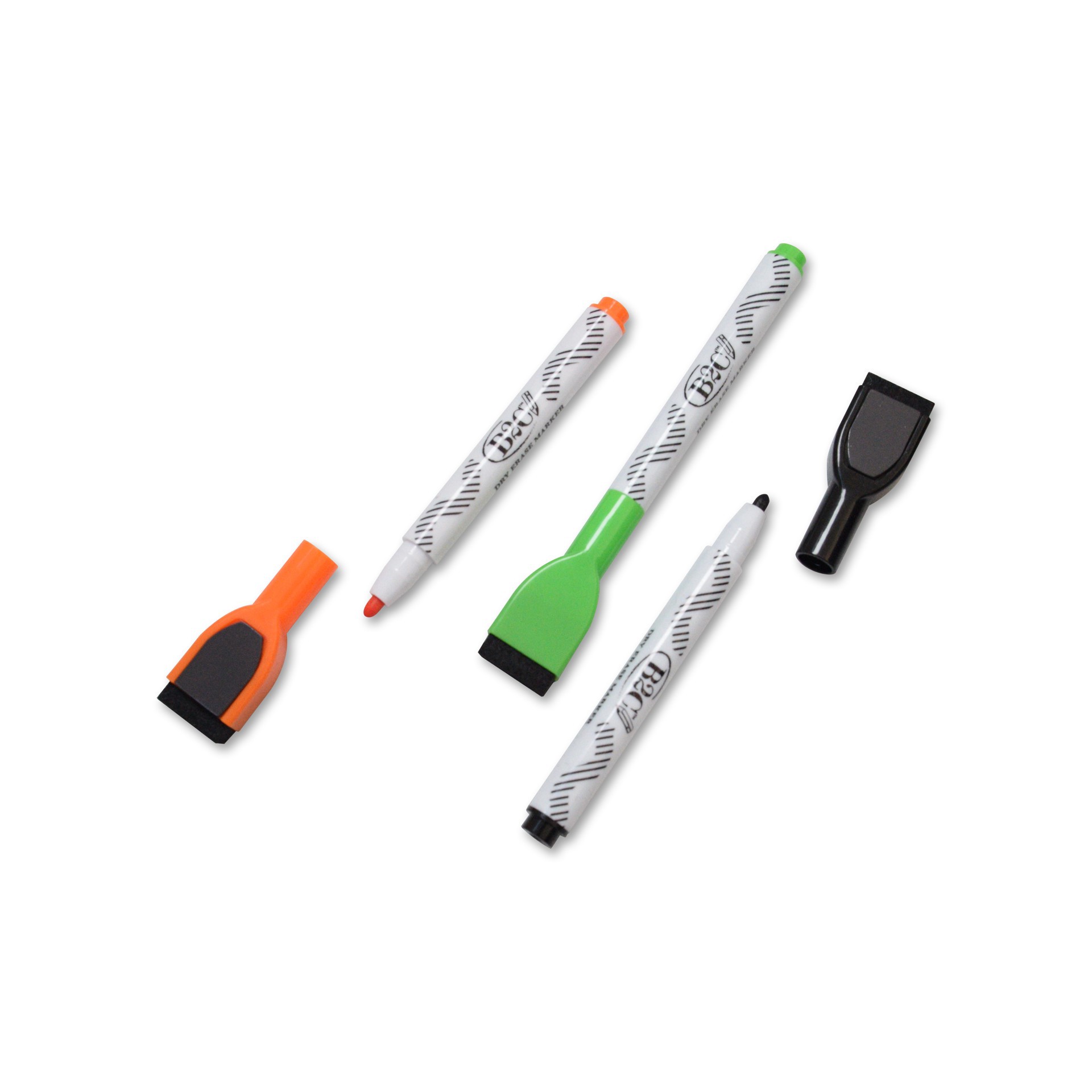 slide 4 of 4, 6 Color Magnetic Dry Erase Markers By B2c, 6 markers