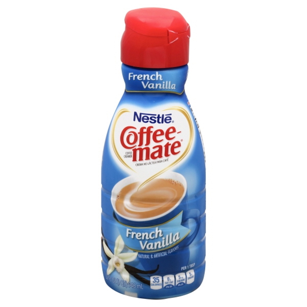 slide 1 of 1, Coffee-Mate French Vanilla Creamer, 32 fl oz