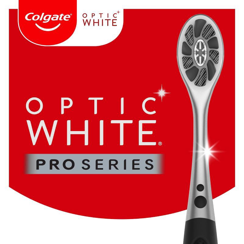slide 9 of 9, Colgate Optic White Soft Charcoal Toothbrushes 2 ea, 2 ct