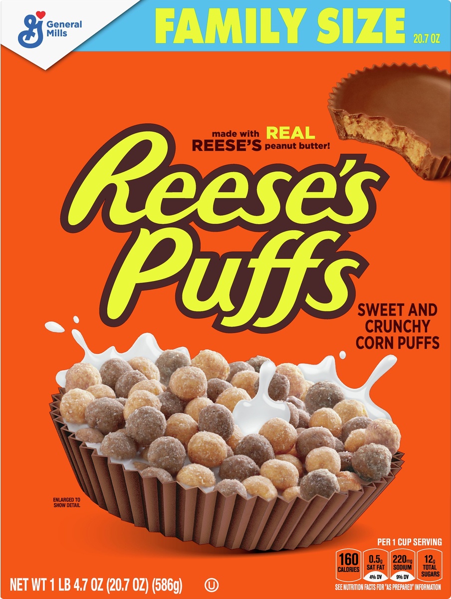 slide 9 of 10, Reese's Puffs Cereal, 20.7 oz