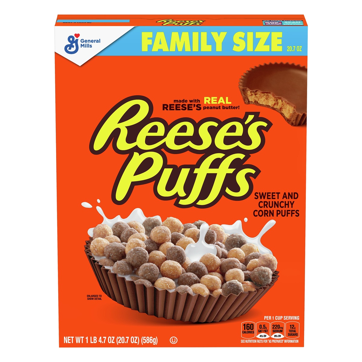 slide 1 of 10, Reese's Puffs Cereal, 20.7 oz