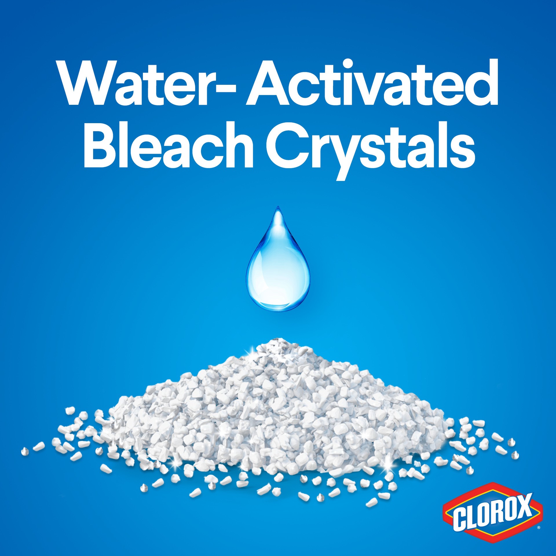 slide 5 of 5, Clorox Zero Splash Bleach Crystals, Fresh Meadow, 24 Ounces, 24 oz