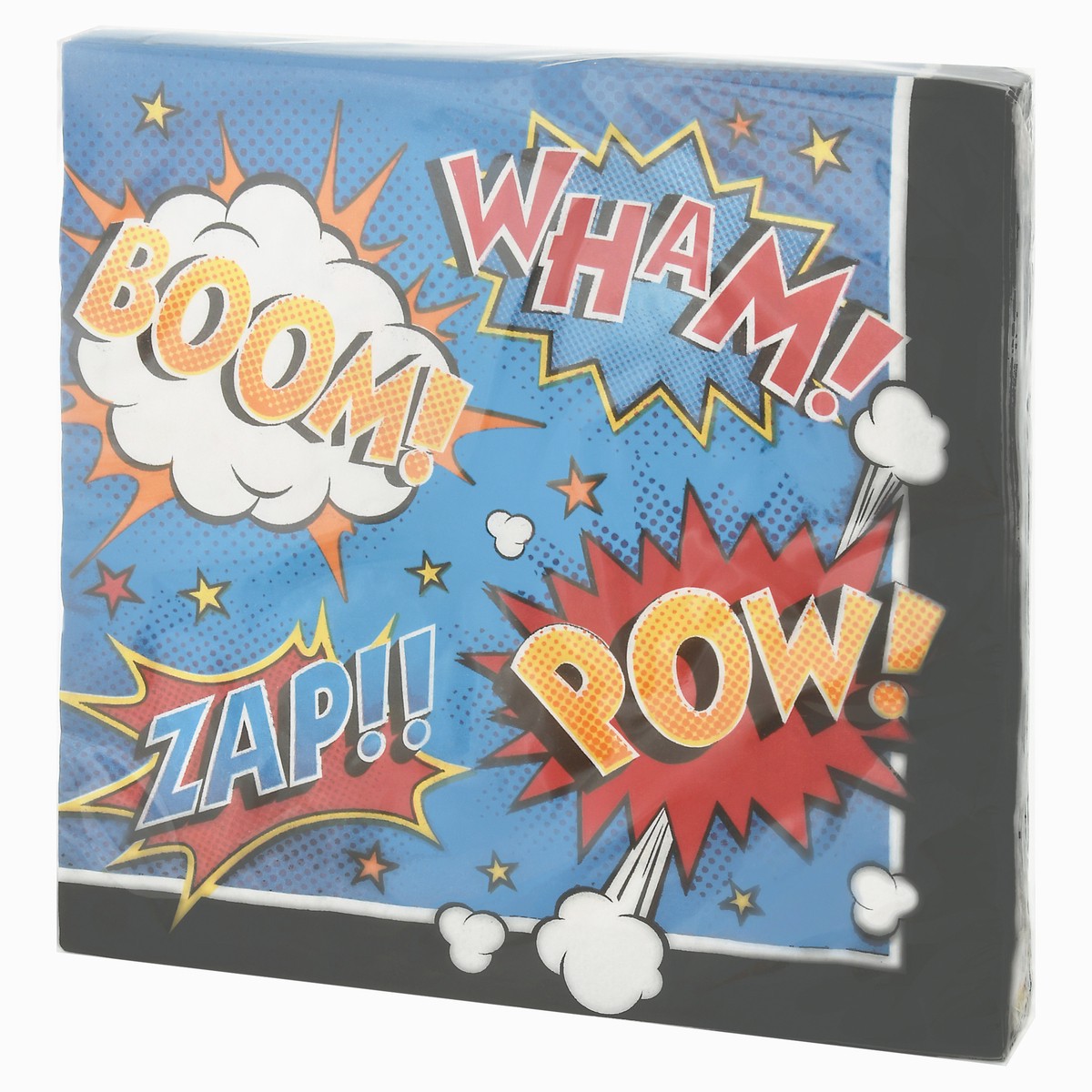 slide 5 of 12, Celebrations Creative Converting Superhero Slogn Lunch Napkins, 16 ct