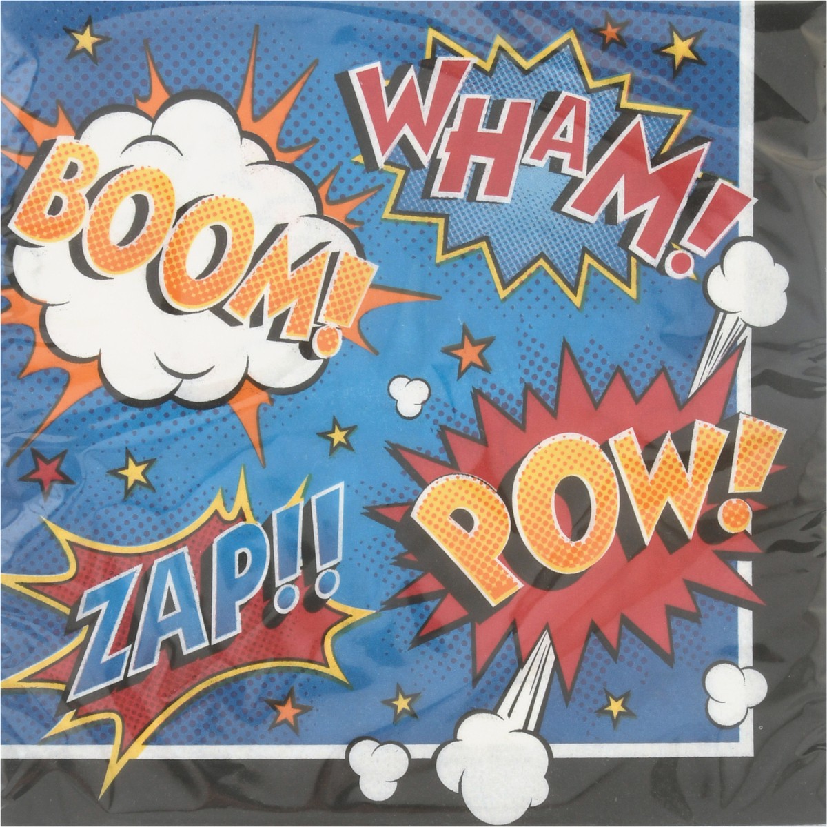 slide 7 of 12, Celebrations Creative Converting Superhero Slogn Lunch Napkins, 16 ct