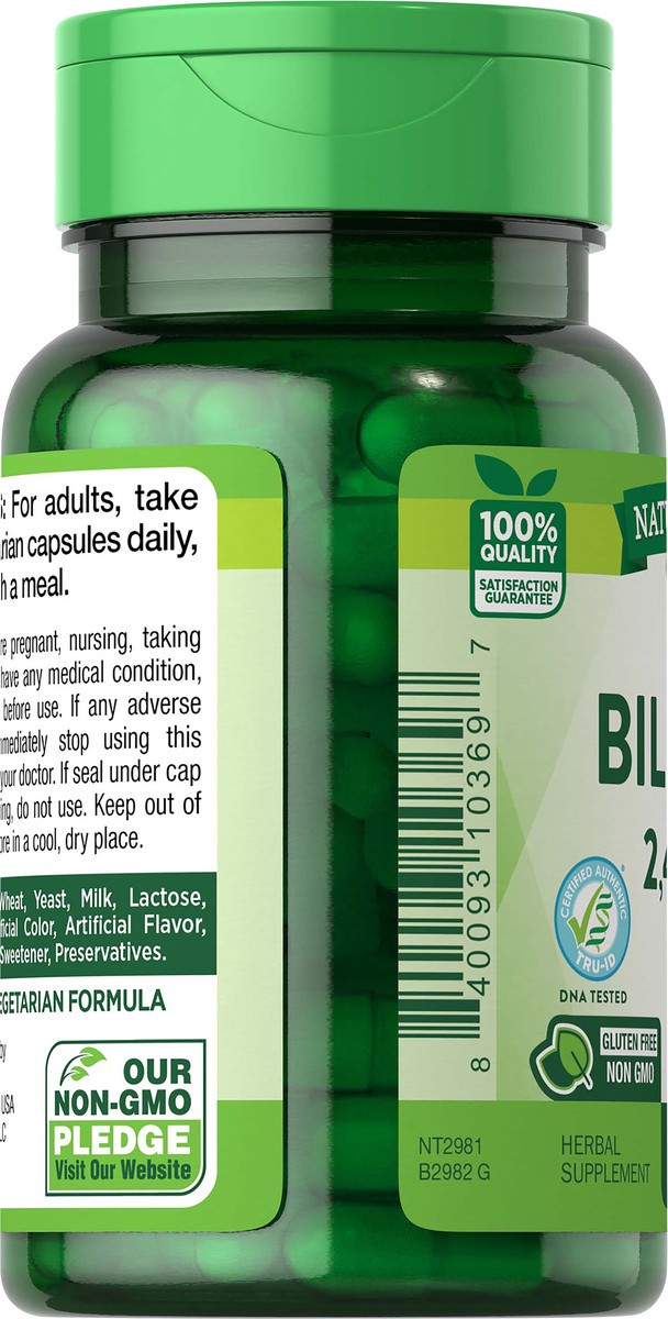 slide 5 of 5, Nature's Truth Bilberry, 1200 Mg, Quick Release Capsules, 100 ct