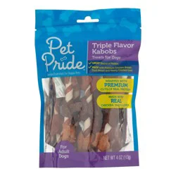 Pet Pride Triple Flavor Kabobs Dog Treats