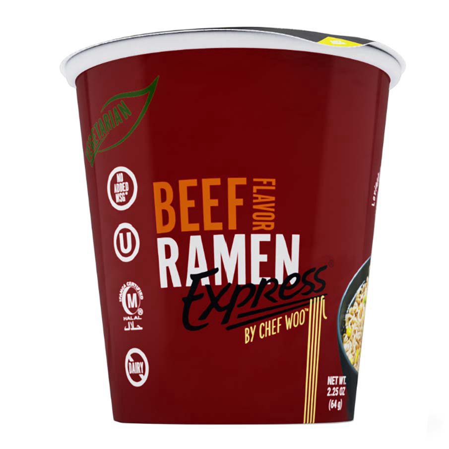 slide 1 of 1, Ramen Express Cup Beef, 6 ct