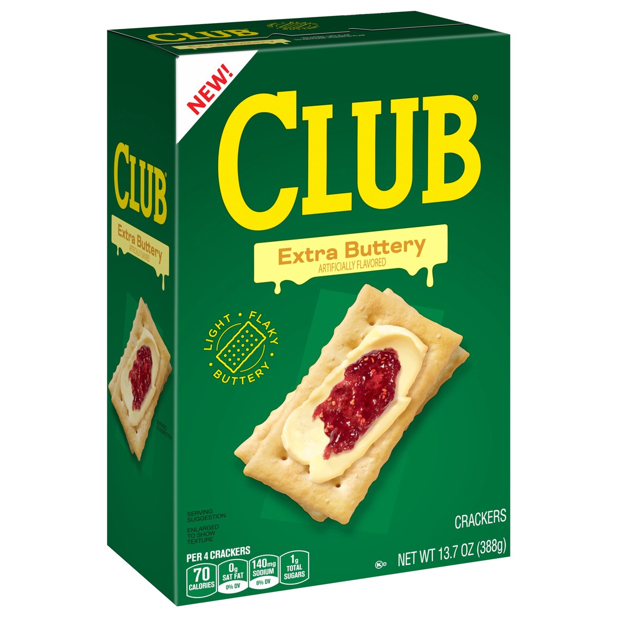 slide 7 of 14, "club Crkr Xtra Buttery", 13 inoz in